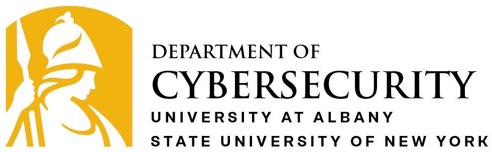 University at Albany Department of Cybersecurity Logo